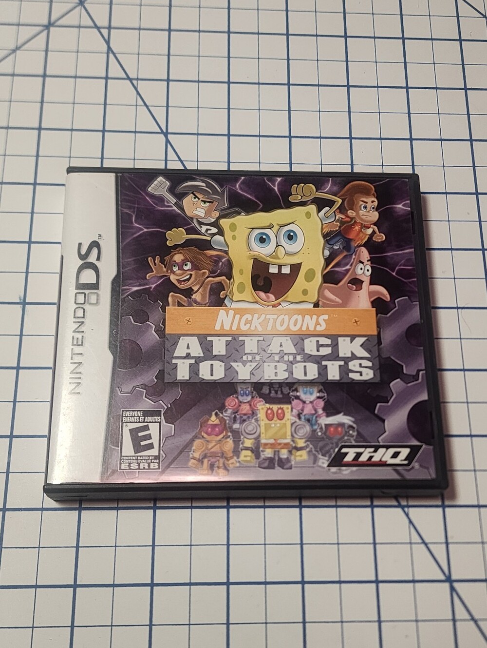 2/25$ Nintendo DS Nicktoons Attack of the Toybots - Purple Artwork